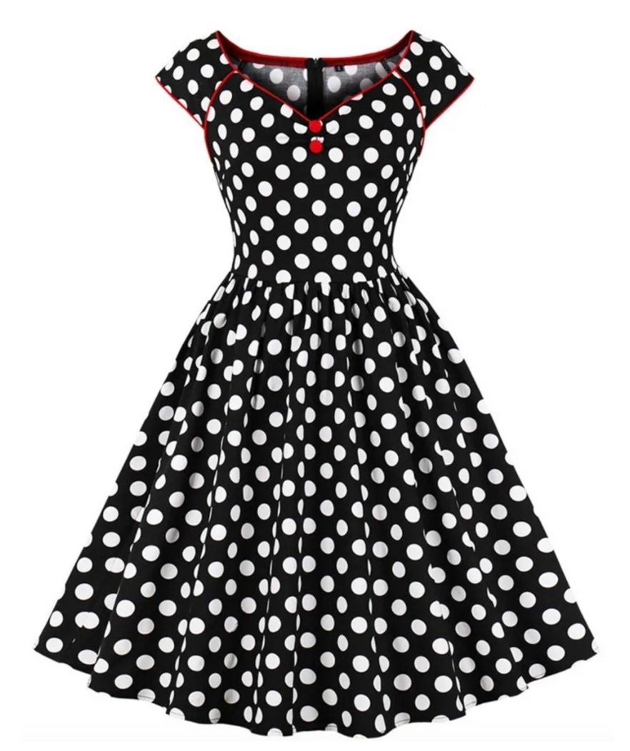 Pin-Up Rockabilly φόρεμα Large