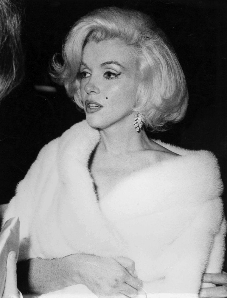 50. léta Glamour Stole Faux Fur Marilyn