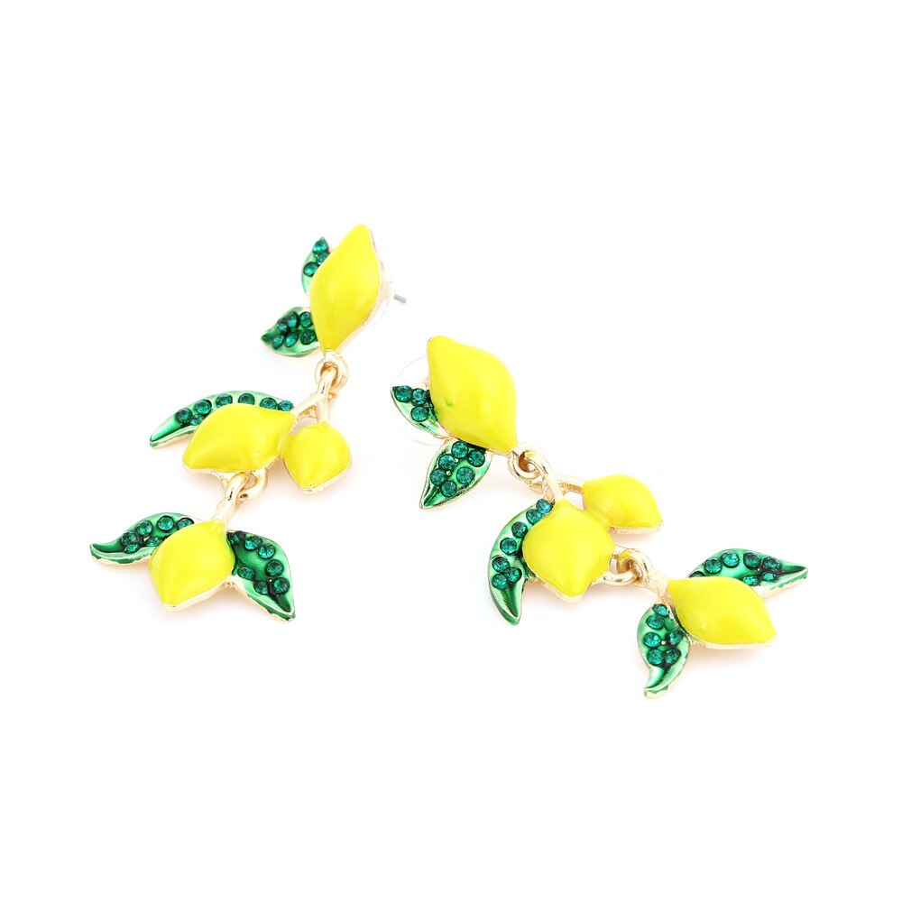 Náušnice Lemon Amalfi 1940s Hanging Earrings