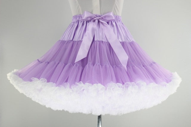 60's Petticoat Bi-Colour Punk Rockabilly