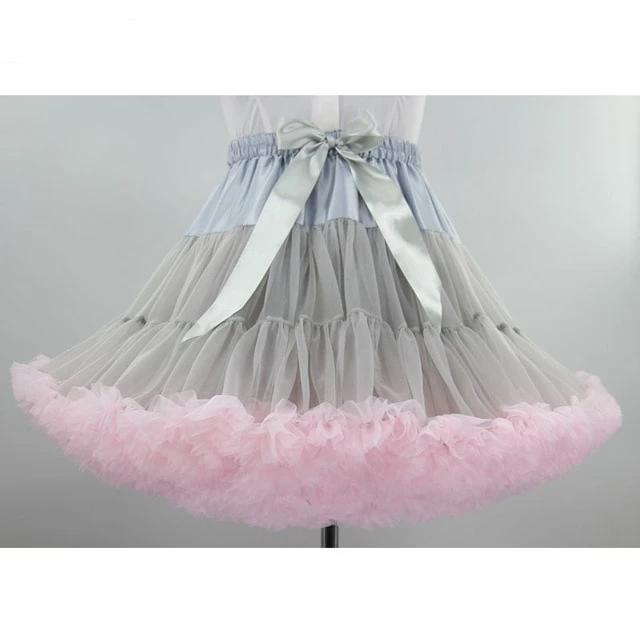 60's Petticoat Bi-Colour Punk Rockabilly