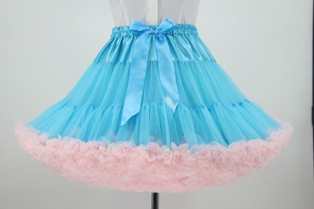 60's Petticoat Bi-Colour Punk Rockabilly