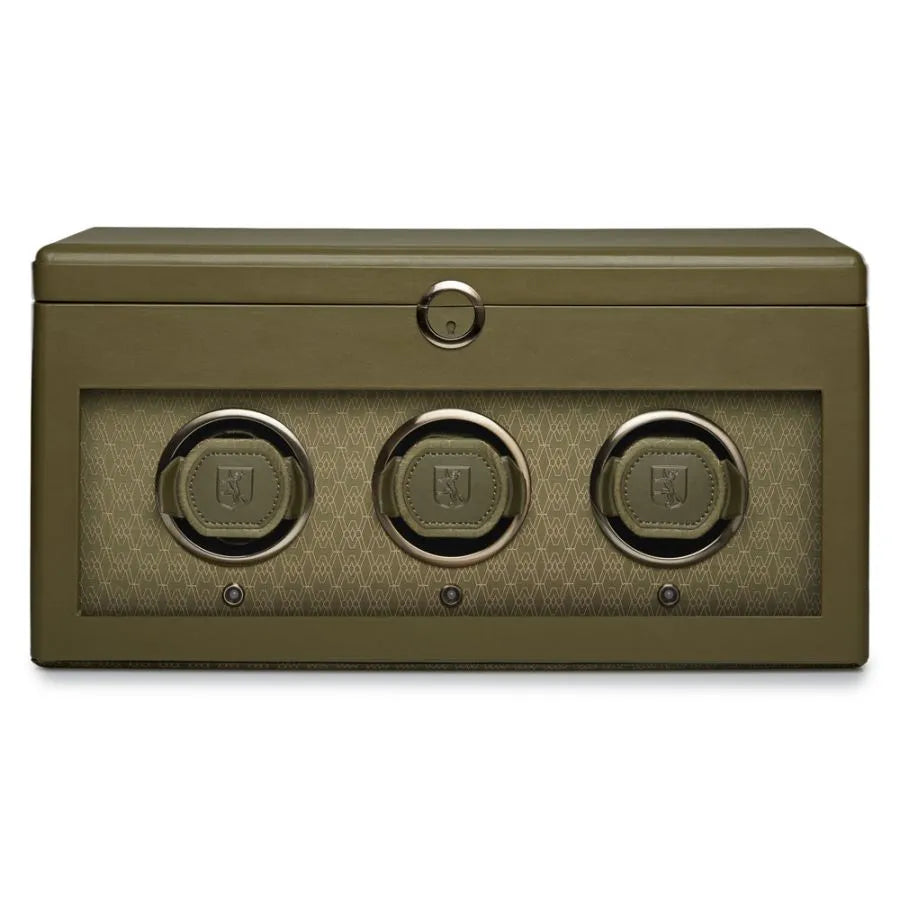 Drievoudige horloge-opwinder Earth Olive