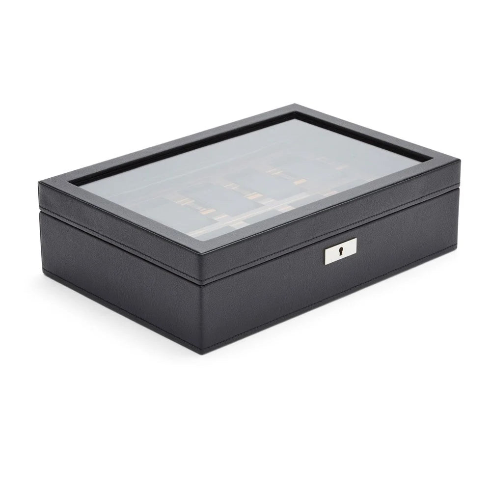 Horlogedoos - Roadster 10 horloges zwart