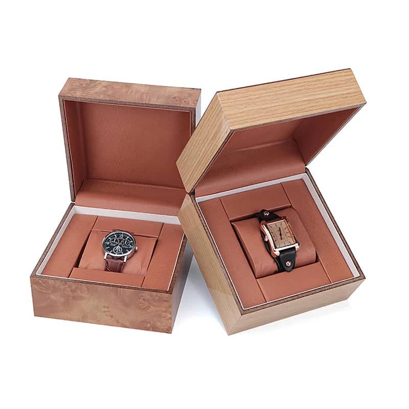 Houten horlogedoos Sparrow