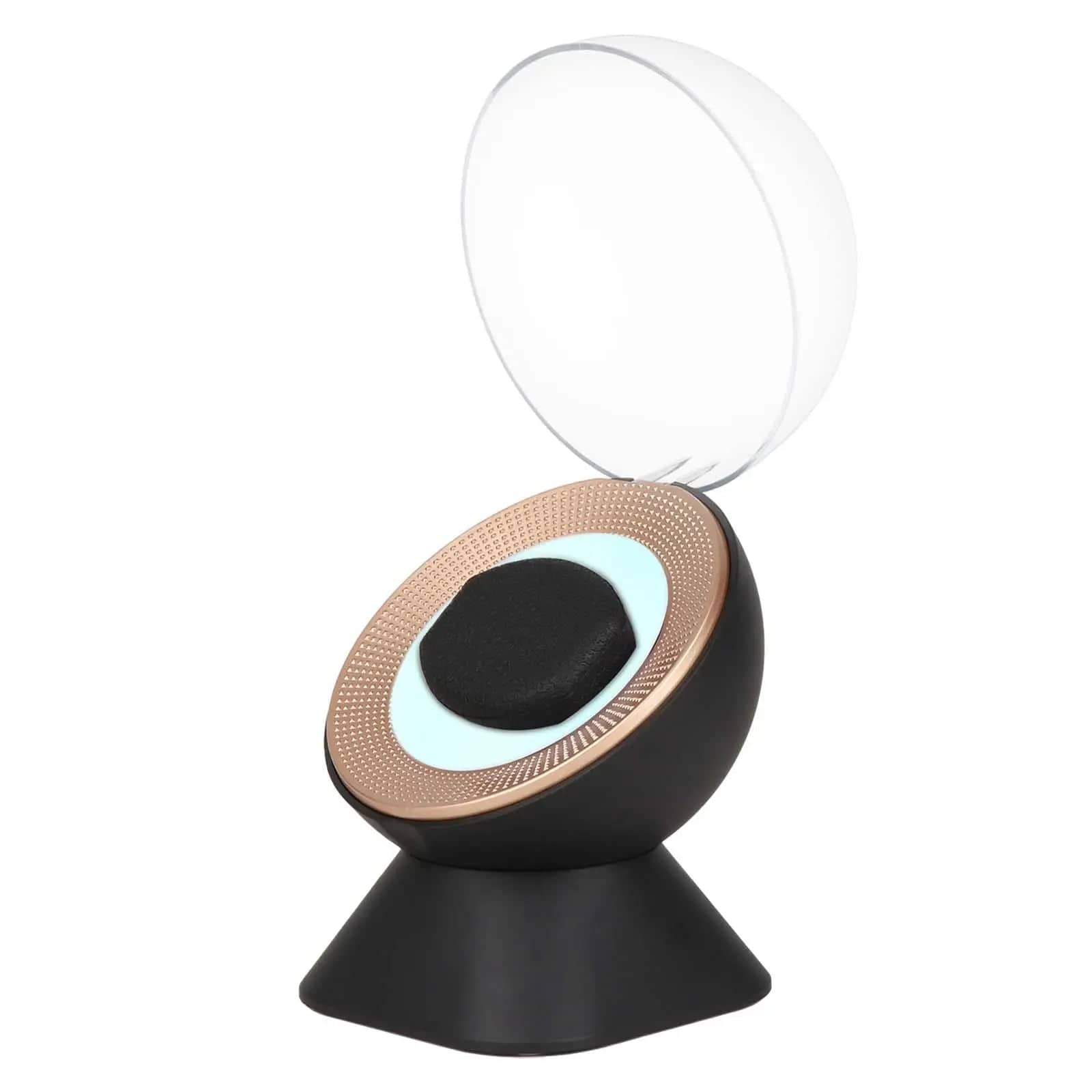 Eenvoudige zwarte capsule-horloge-opwinder