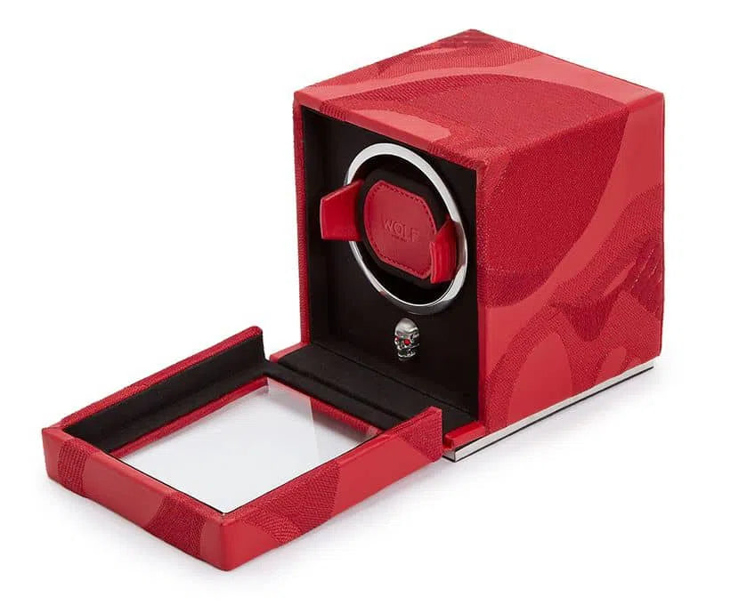 Horloge-opwinder - Moment Mori Rood mono