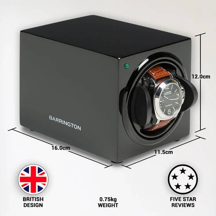 Horloge-opwinder - Barrington Shadow Black