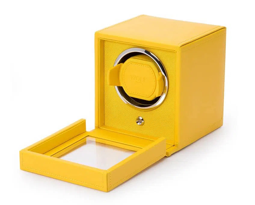 Horloge-opwinder - Cube Cover Geel
