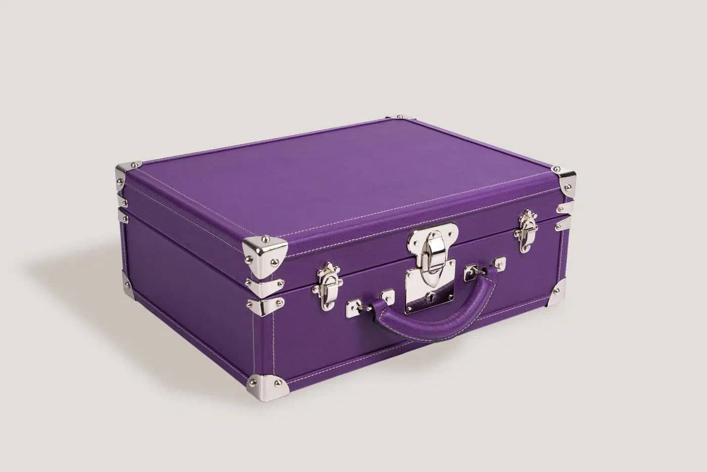 Horlogedoos - Trunk Safiano Purple