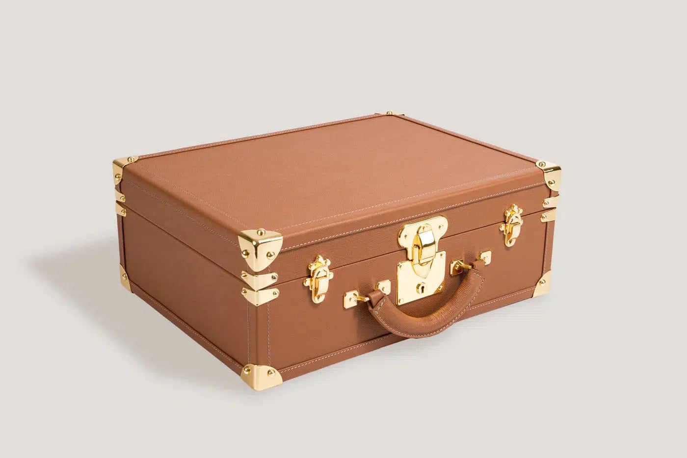 Horlogedoos - Trunk Safiano Camel