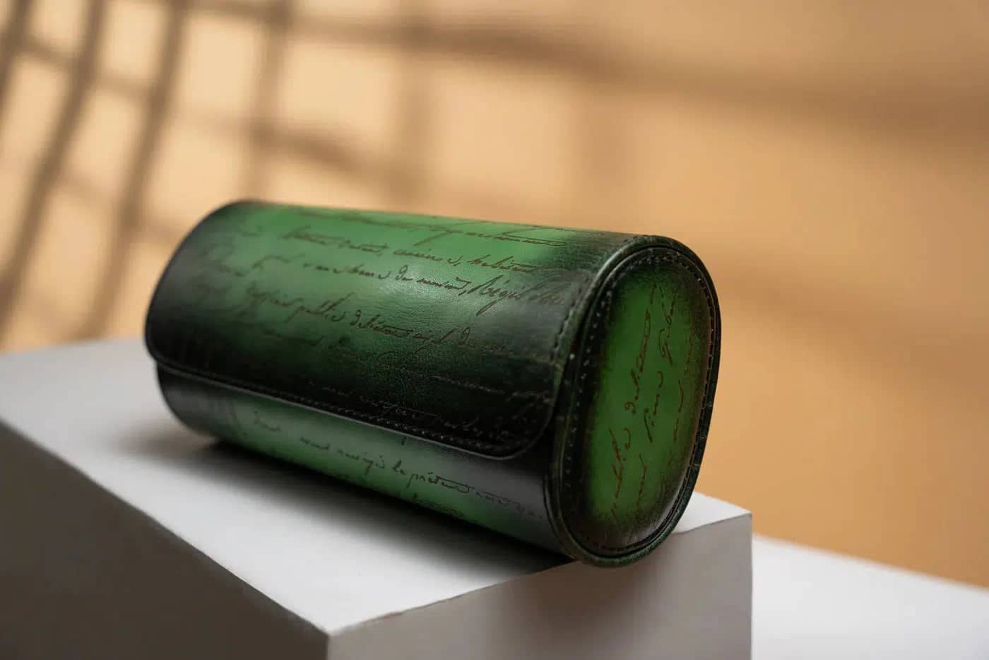 Urkasse - Galata Parchment Platinum Green