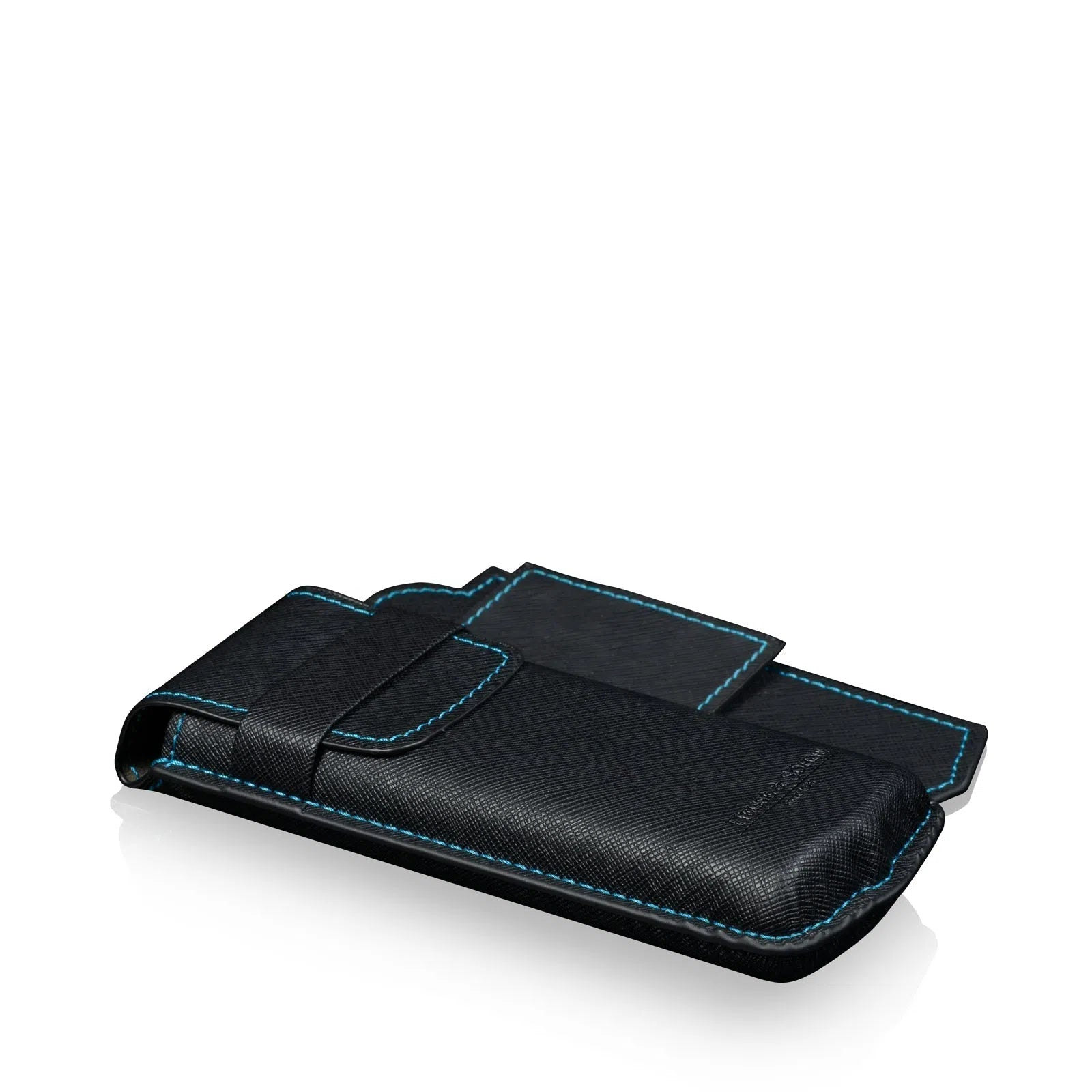 Horlogedoos - Blauwe Saffiano-etui