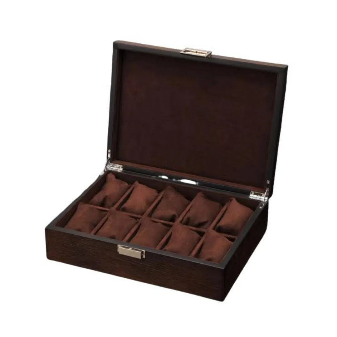 Urkasse – Elegance 10 ure Dark Brown uden glas