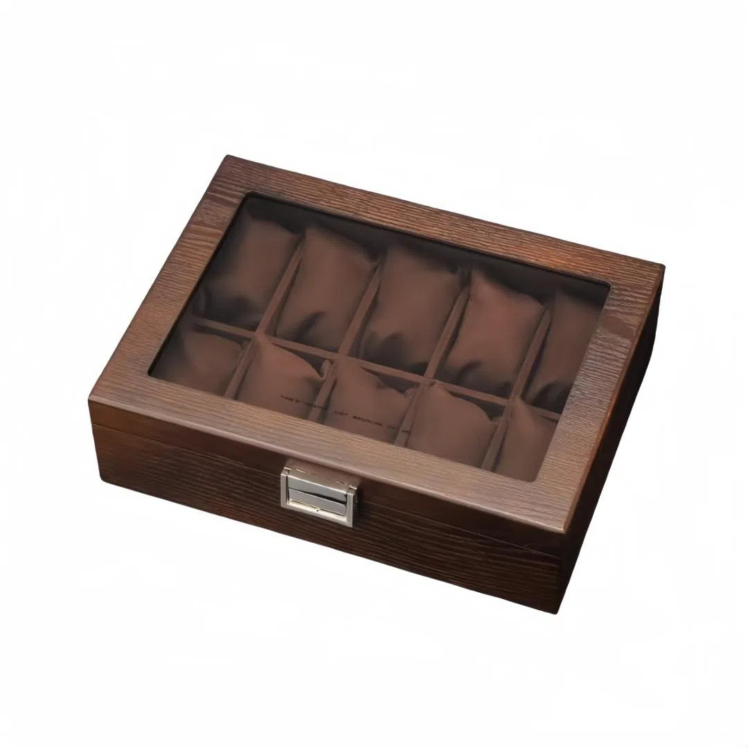 Urkasse – Elegance 10 ure Mørkebrun