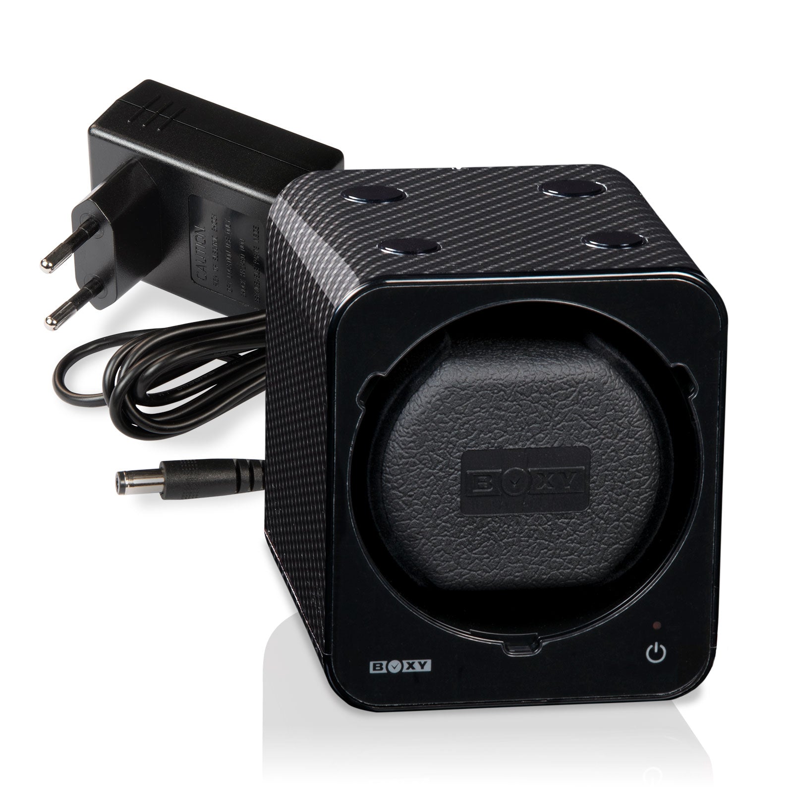 Automatisk urremonteringsur Boxy Fancy Brick - Carbon med strømforsyning