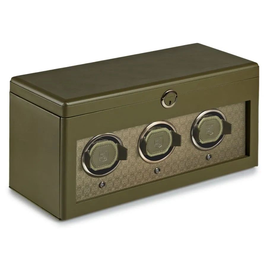 Drievoudige horloge-opwinder Earth Olive