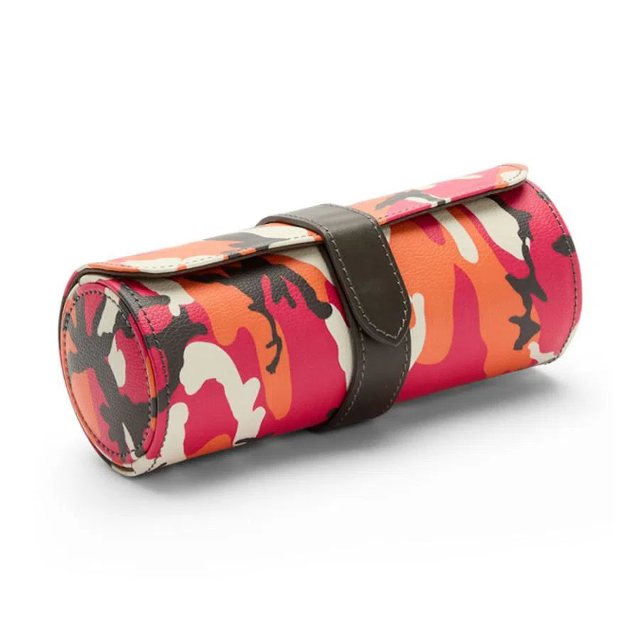 Drievoudige horlogerol Elements Feu met capsule