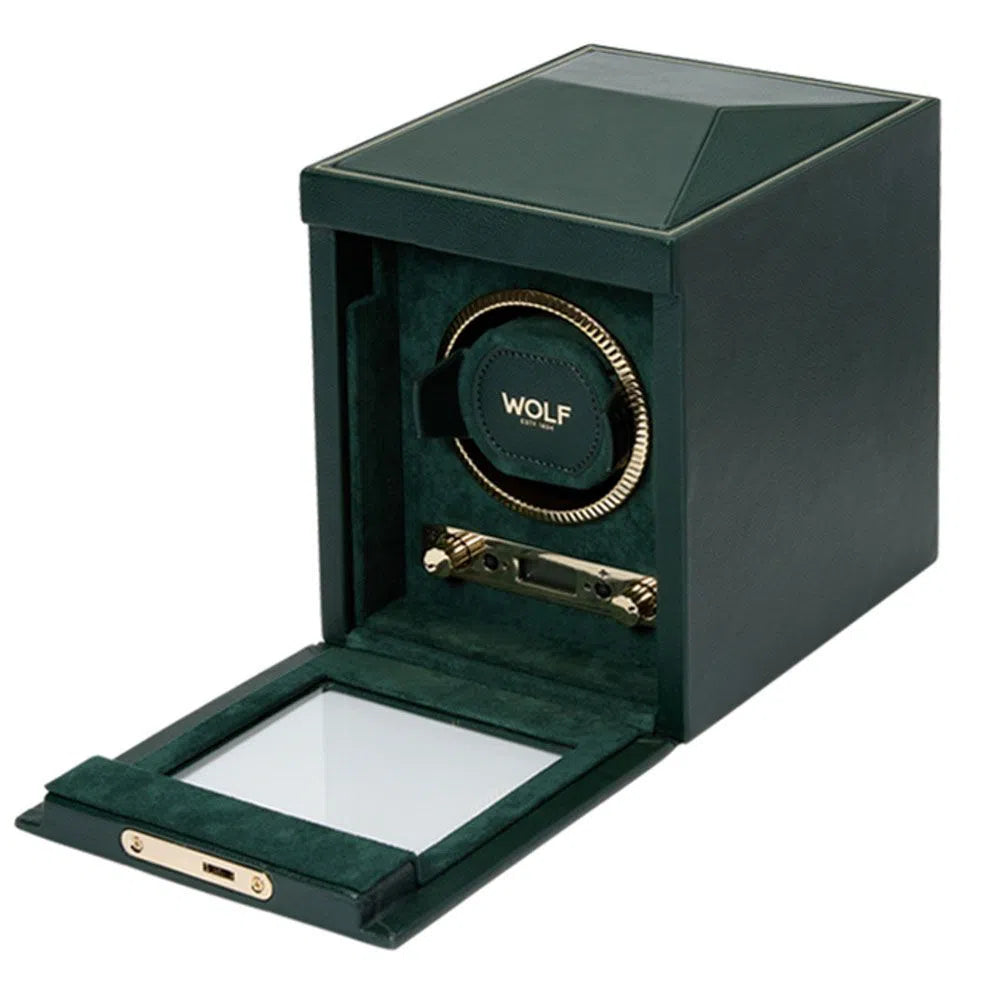 Horloge-opwinder - British Racing 1 Horloge Groen