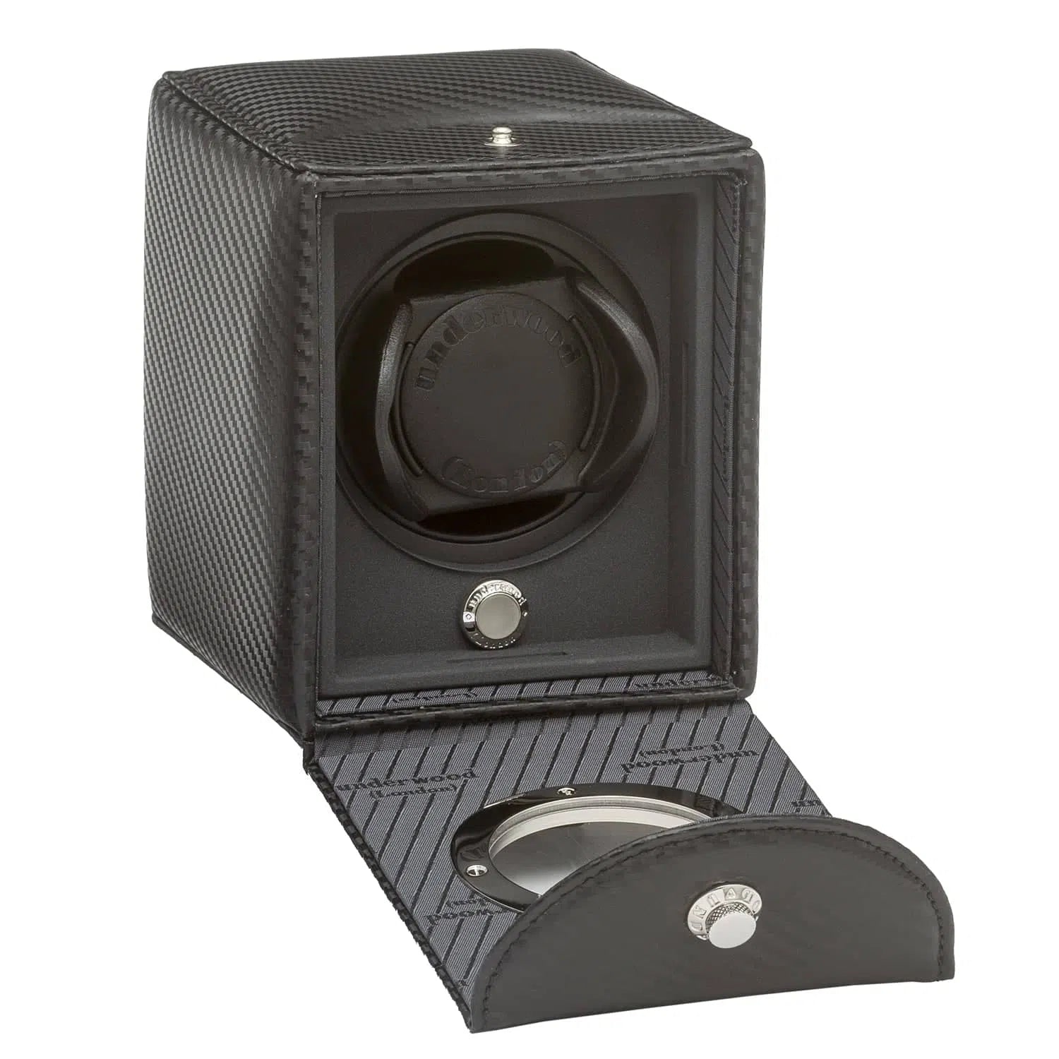 Ureoptræksmaskine - Single Watch Winder UnderWood Carbone