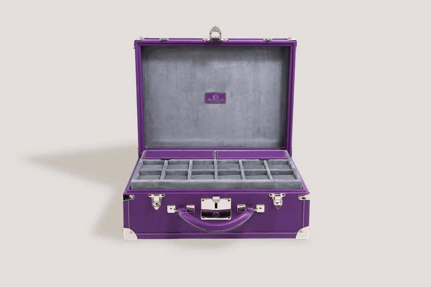 Horlogedoos - Trunk Safiano Purple