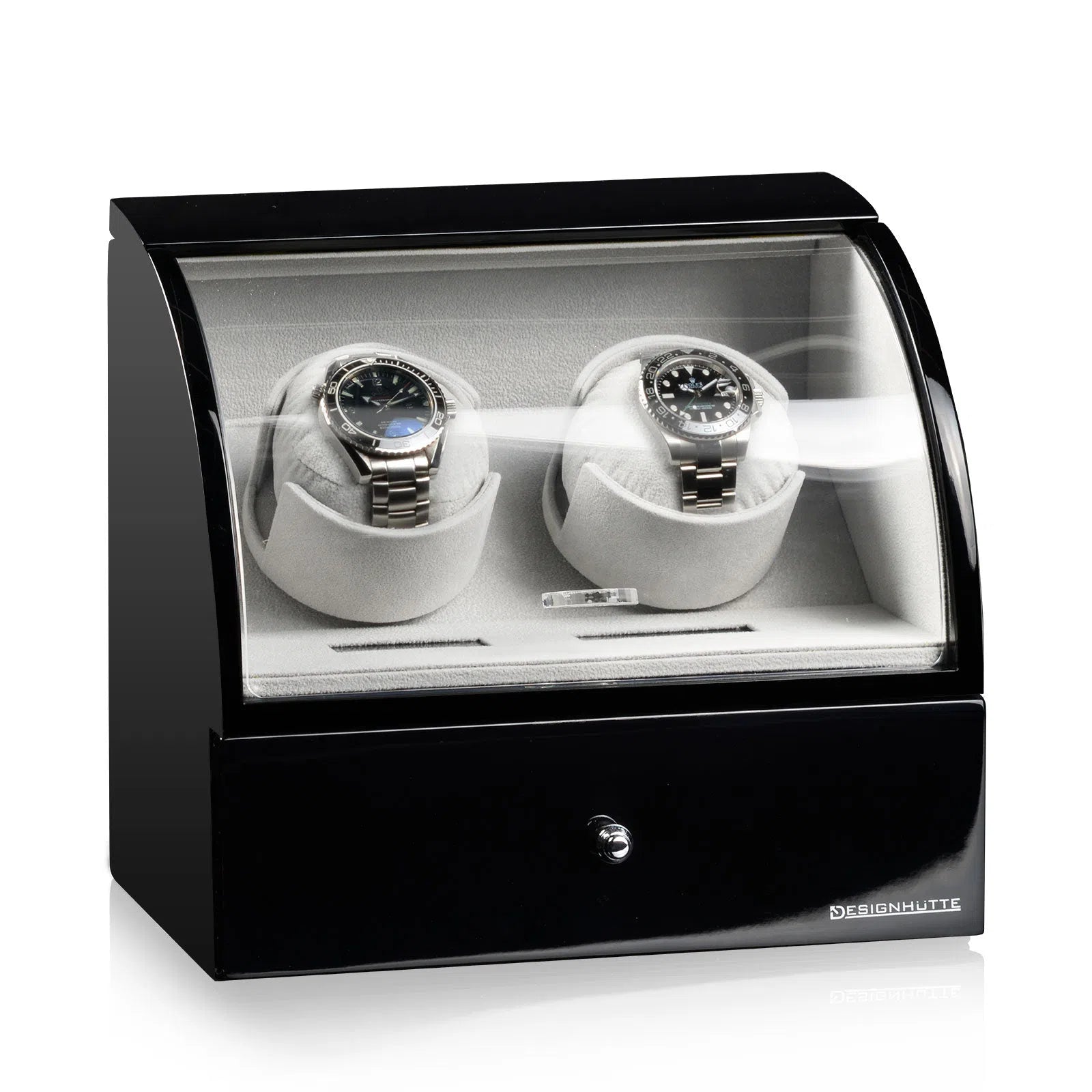 Horloge-opwinder – Basel 2 LCD Zwart/Grijs