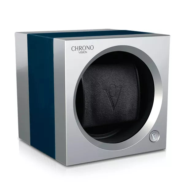 Ureoptræksmaskine – Chronovision One Chrome Mat/Blå Anodiseret