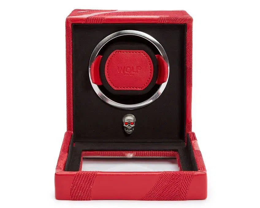 Horloge-opwinder - Moment Mori Rood mono