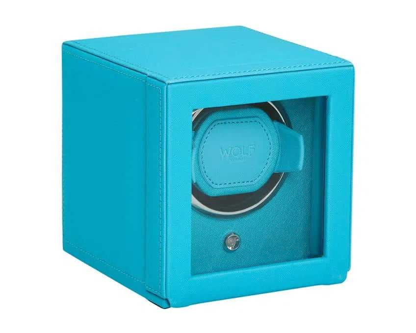 Horloge-opwinder - Cube Cover Turquoise