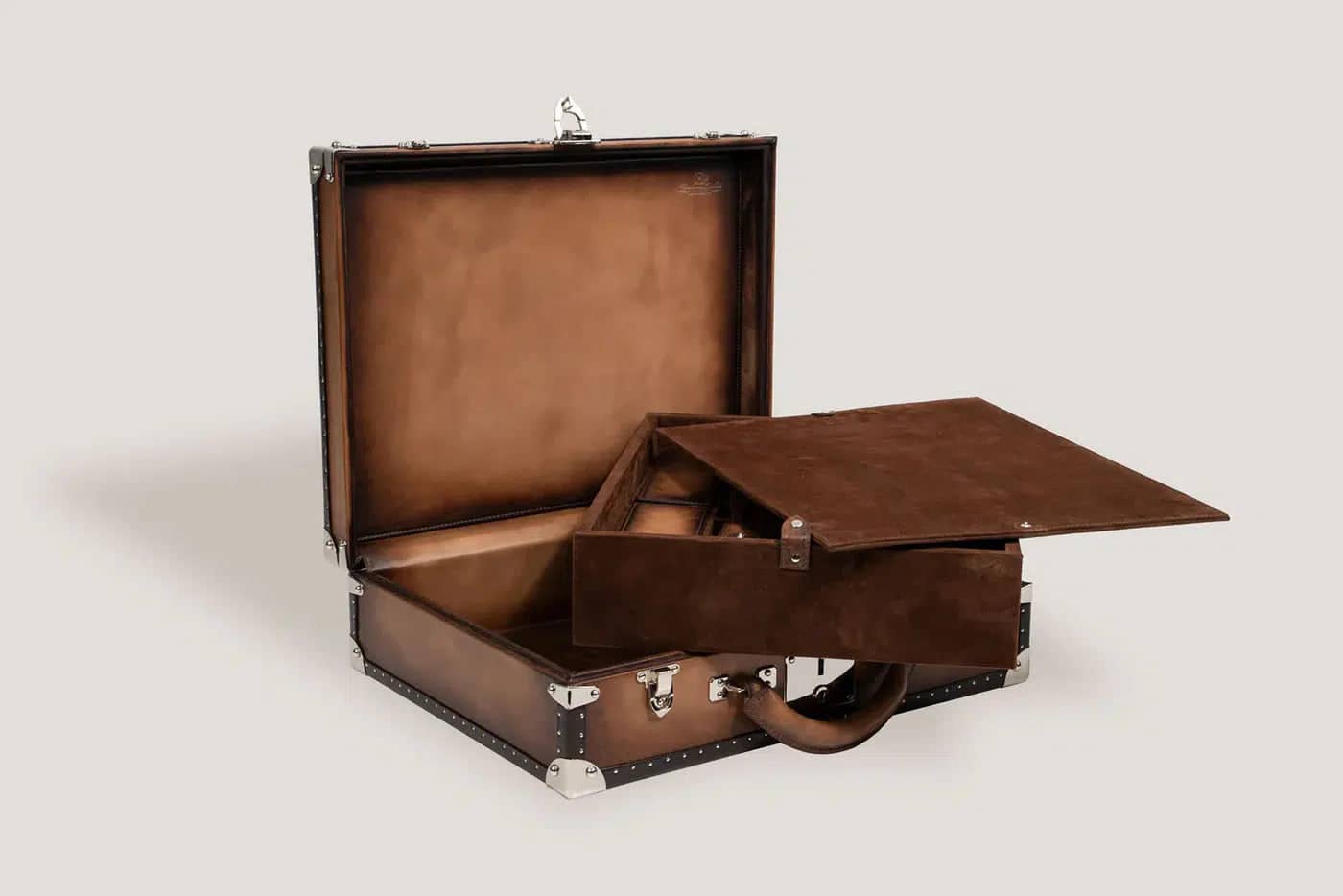 Horlogedoos - Trunk Java Brown