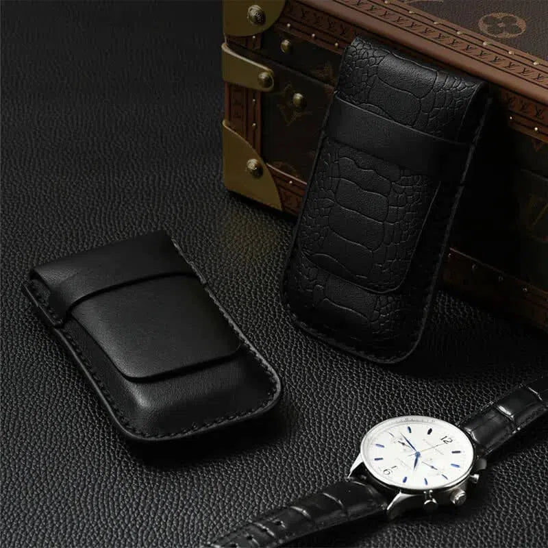 Enkel sort etui