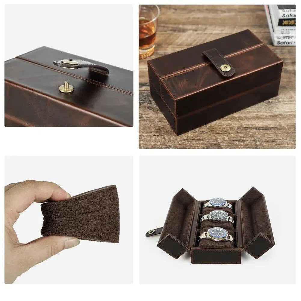 HORLOGEBOX Cuir Mystère Trio