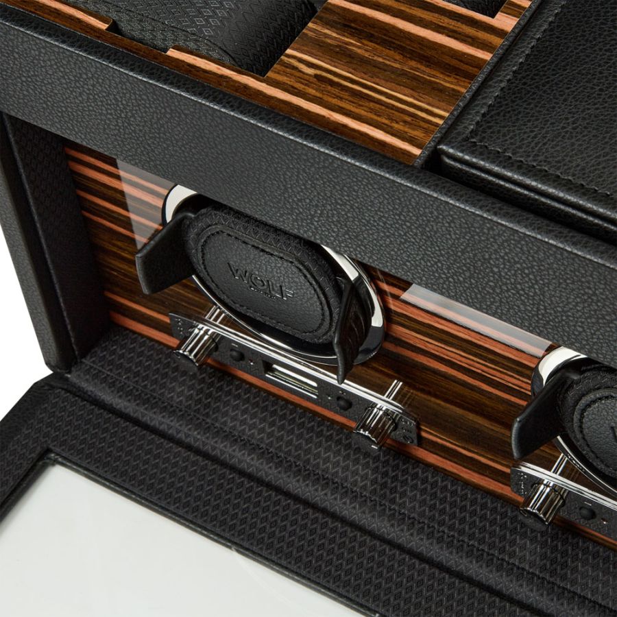 Dubbele Roadster-horloge-opwinder met opbergruimte