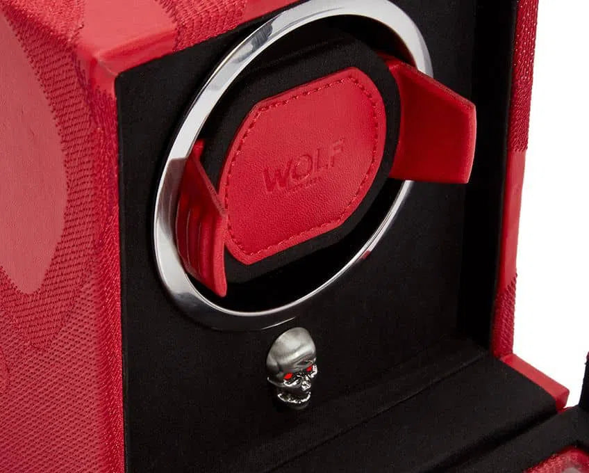 Horloge-opwinder - Moment Mori Rood mono