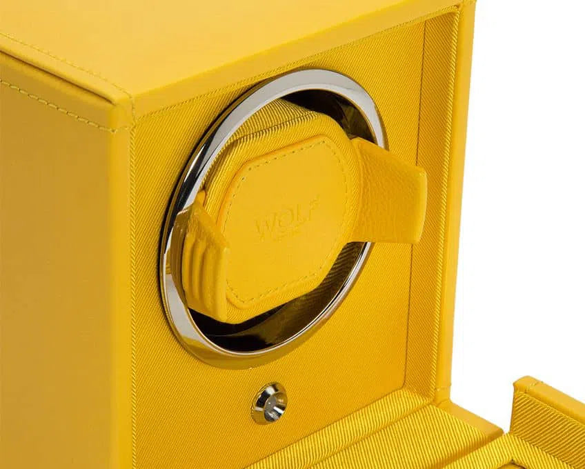 Horloge-opwinder - Cube Cover Geel