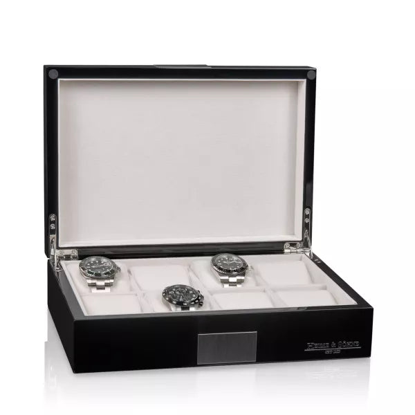 Horlogedoos – Botega 8 horloges zwart
