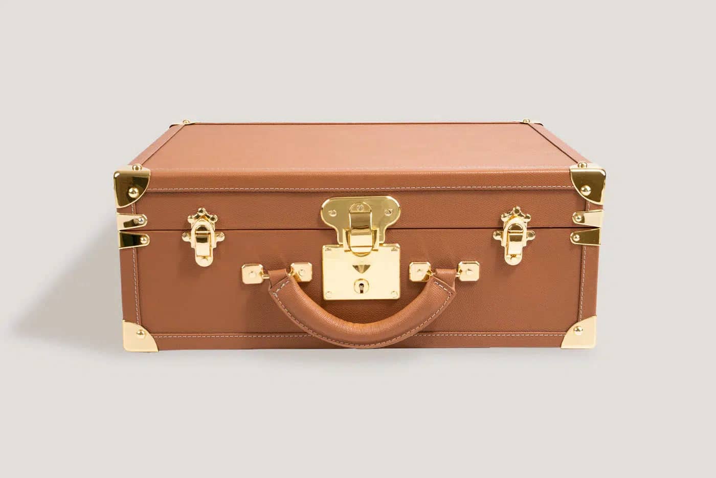 Horlogedoos - Trunk Safiano Camel