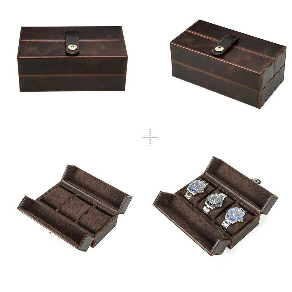HORLOGEBOX Cuir Mystère Trio