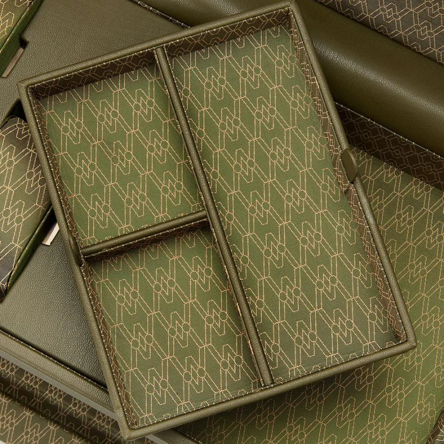 Dobbelt urremonteringsur Earth Olive