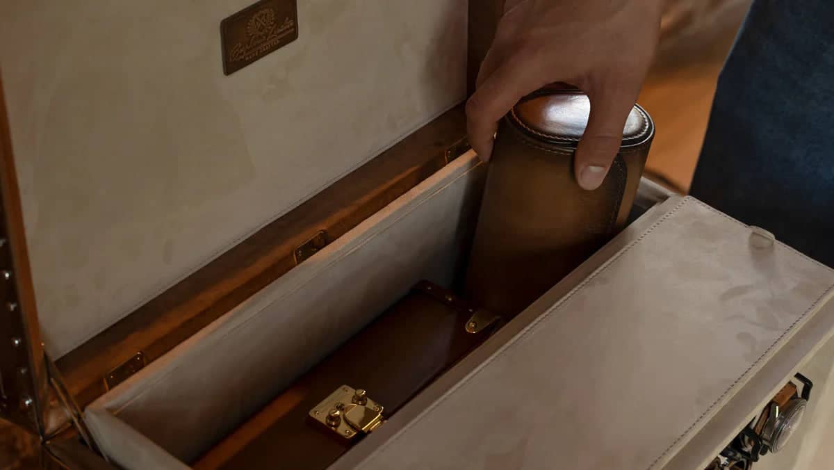 Horloge-opwinder - Trunk Patina Honey Brown