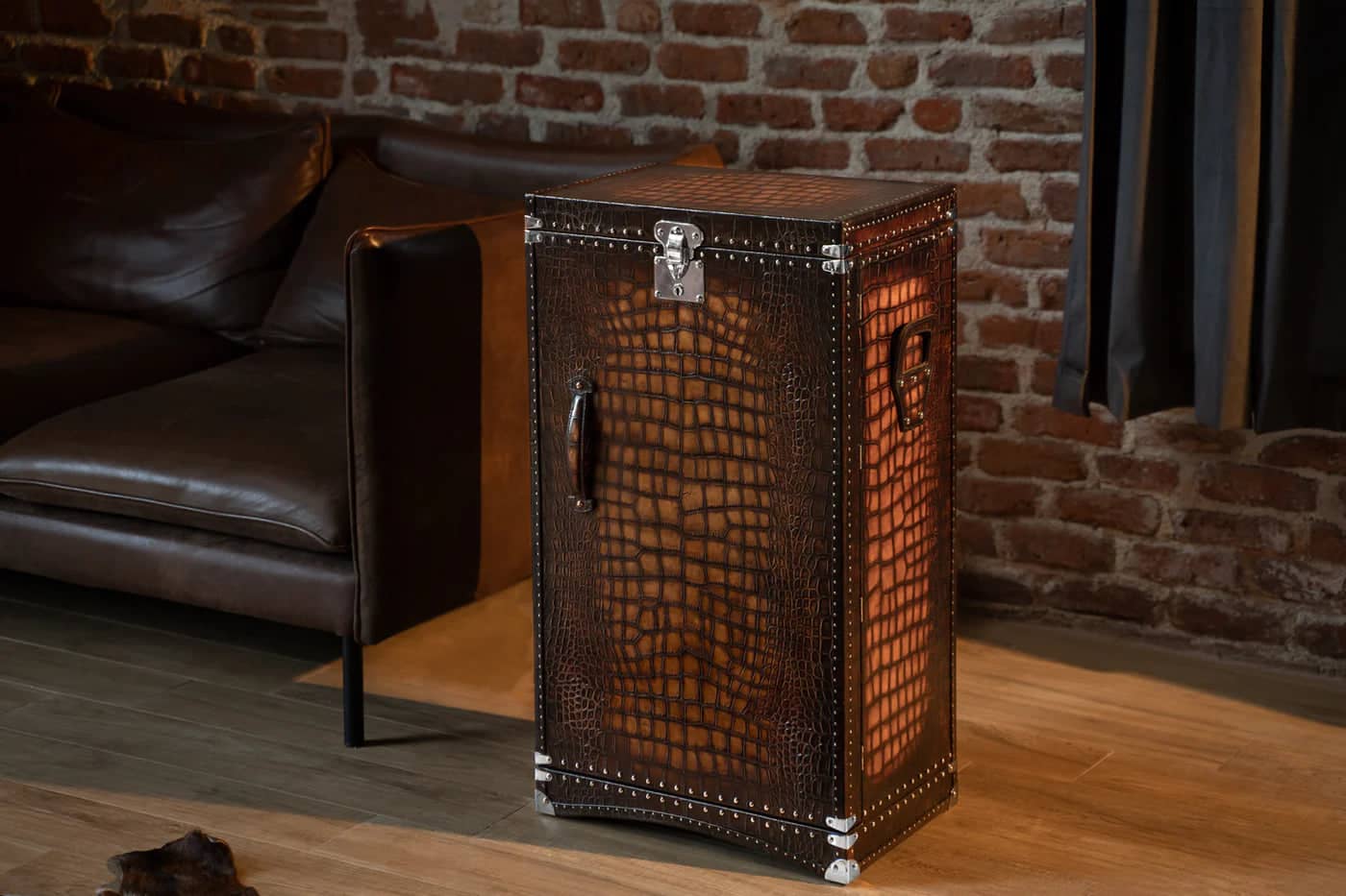 Horloge-opwinder - Trunk Patina Brown