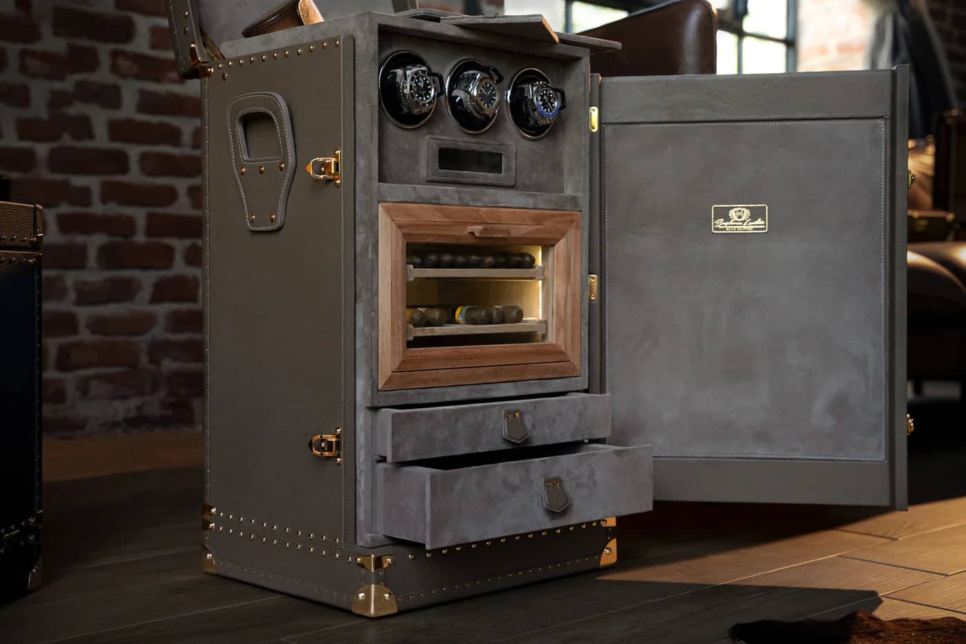 Horloge-opwinder - Trunk Togo Beige