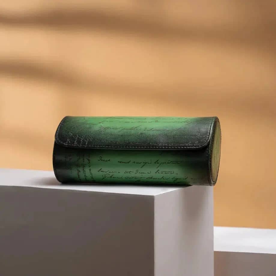 Urkasse – Galata Parchment Platinum Green