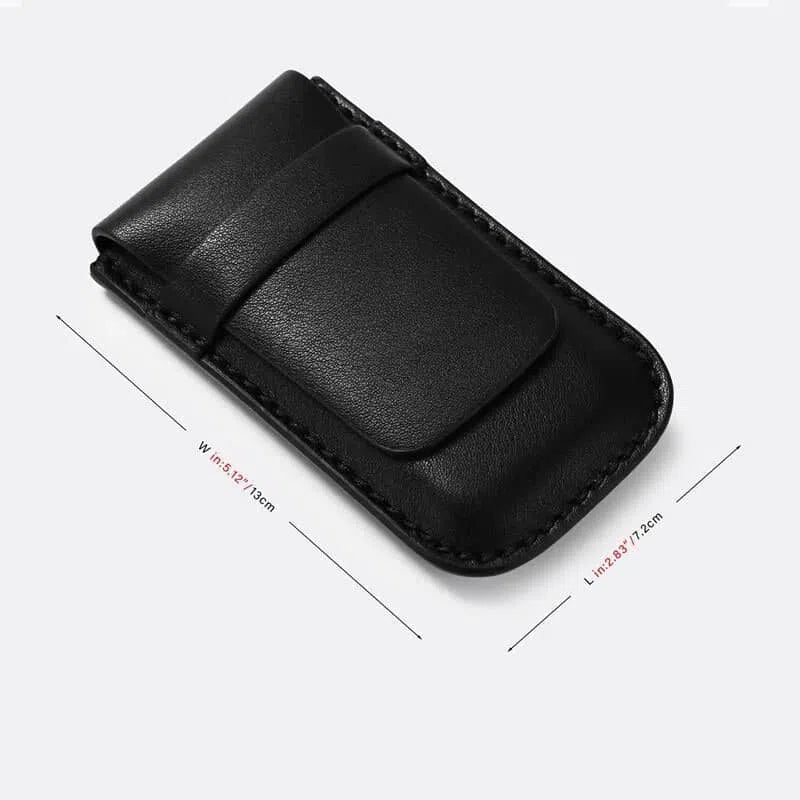 Enkel sort etui