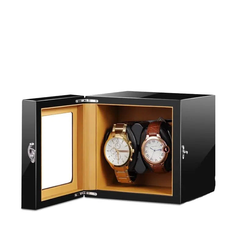 Urremonteringsur Automatique LuxeLift Cuir 2 Slots