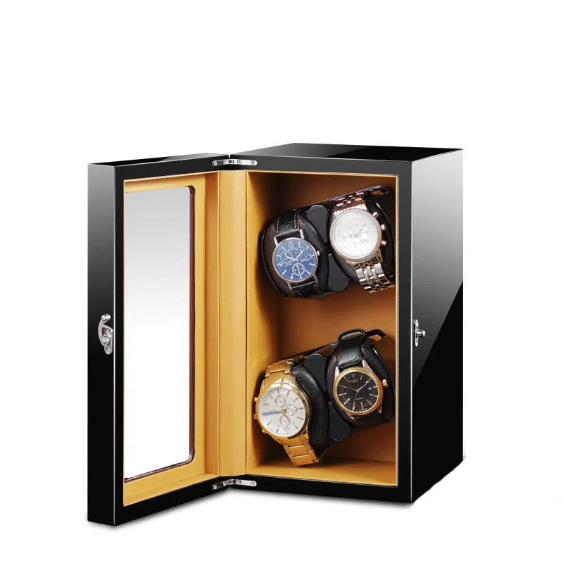Urremonteringsur Automatique LuxeLift Cuir 4 Slots