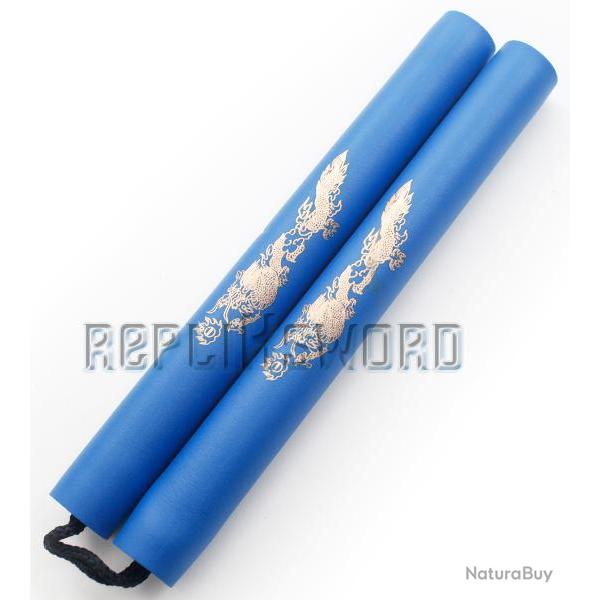 Μπλε αφρό δράκος nunchaku πολεμικές τέχνες εκπαίδευση repliksword